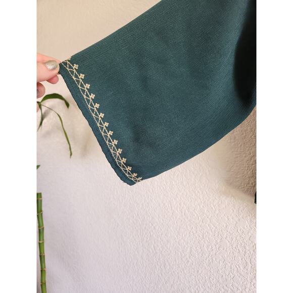 Mine Women's Cropped Boho Top L - Picture 2 of 7